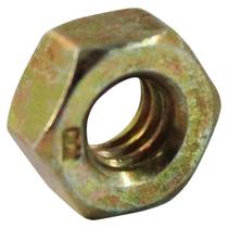 Porca Bicromatizada Sextavada 1/4"