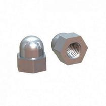 Porca Calota Inox Jomarca 3/16 X 5/16 Com 50 Pecas Porca Calota Inox Jomarca 3/16 X 5/16 Com 50 Pecas