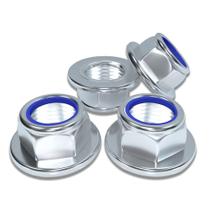 Porca de fixação de flange ROARADE M10x1.5 304 em aço inoxidável 10 unidades Porca de fixação de flange ROARADE M10x1.5 304 em aço inoxidável 10 unidades
