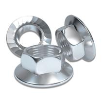 Porca de flange ROARADE M10x1.5 304 em aço inoxidável 15PCS