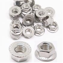 Porca de flange YugTcen M10 x 1,25 mm 30PCS em aço inoxidável 304
