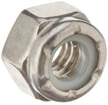 Porca de nylon de aço inoxidável Nuts Hillman 1/4 x 20, pacote com 50