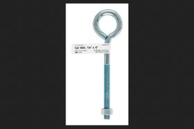 Porca de olhal de aço zincado Bolt Hampton 3/8" x 15 cm