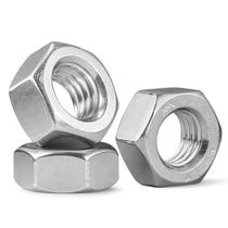 Porca hexagonal BNUOK M10-1.5 em aço inoxidável 304 (18-8), pacote com 50 Porca hexagonal BNUOK M10-1.5 em aço inoxidável 304 (18-8), pacote com 50