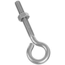 Porca hexagonal de aço inoxidável Eye Bolt National Hardware N221-598 Porca hexagonal de aço inoxidável Eye Bolt National Hardware N221-598