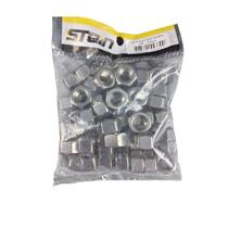 Porca Inox Sextavada Pacote Stein 3/8" Pacote 50 Peças