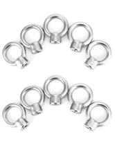 Porca Lifting Eye Nut QWORK 3/8 UNC em aço inoxidável 316 (pacote com 10) Porca Lifting Eye Nut QWORK 3/8 UNC em aço inoxidável 316 (pacote com 10)