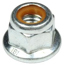 Porca M6 sextavada travante com flange chave 10 Porca M6 sextavada travante com flange chave 10