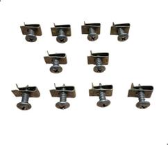 Porca Rápida Fixa Universal para Barro e Parachoque - 16x10mm - Kit com 10 Peças Porca Rápida Fixa Universal para Barro e Parachoque - 16x10mm - Kit com 10 Peças
