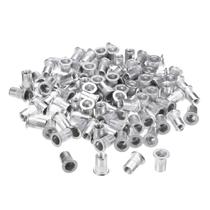 Porca Rebite Rosca Interna Com Aba M4 Alumínio 100 pçs