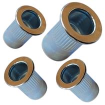 Porca Repuxo Rebite Rosca Interna 5/16 Com Aba Plana 150pças Porca Repuxo Rebite Rosca Interna 5/16 Com Aba Plana 150pças