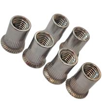 Porca Repuxo Rebite Rosca M8 Inox Arrebite Aba Conica 100pçs