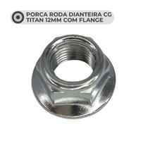 Porca roda diant cg titan/2000 es ks 12mm c/ flange - gp7