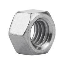 Porca Sextavada 3/8" Zincada UNC Caixa com 100 Peças