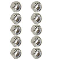 Porca Sextavada Autotravante Parlock Zincada 1/4 1000und
