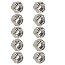 Porca Sextavada Autotravante Parlock Zincada 1/4 1000und Porca Sextavada Autotravante Parlock Zincada 1/4 1000und
