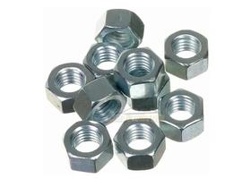 Porca Sextavada Zincada 3/16 - CH 5/16 - Pacote 100 Peças NEW-FIX