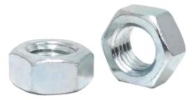 Porca torneada sextavada zincada 1/2unc (13f) new-fix 100 pçs aço baixo carbono zincado resistente industrial automotiva Porca torneada sextavada zincada 1/2unc (13f) new-fix 100 pçs aço baixo carbono zincado resistente industrial automotiva