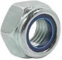 Porca Trava 6mm Parloc - 20 Unidades - Nylon