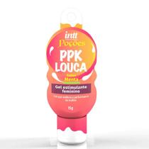 Porção PPK Louca Intt - Gel estimulante feminino sabor menta
