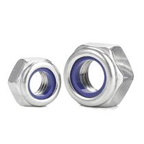 Porcas de fixação Instockbolts M24-3.0 Inserção de nylon em aço inoxidável 304