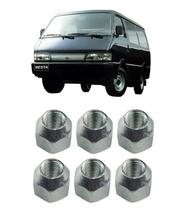 Porcas Rosca Esquerda M12 Roda Asia Topic Kia Besta Kit C/6 Porcas Rosca Esquerda M12 Roda Asia Topic Kia Besta Kit C/6