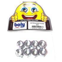 Porcas Sextavadas Zincadas 5/16" Kit 8 Pçs Boly Ref. 278