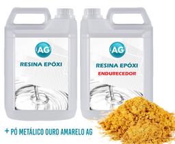 Porcelanato Líquido Metálico Ouro Amarelo AG por M²