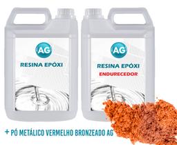 Porcelanato Líquido Metálico Vermelho Bronze AG por M²