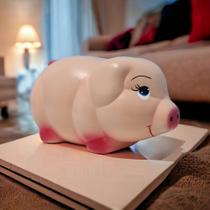 Porco Cofre Porquinho Porta Moeda em Cerâmica - VÁRIAS VARIEDADES