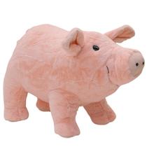 Porco de Pelúcia Realista Grande Porquinho Leitão Pig 38cm - Fofy Toys