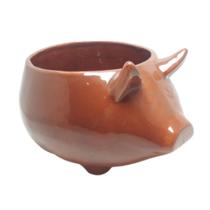 Porco Para Farofa Restaurante Barro Cerâmica 2 Litros Porco Para Farofa Restaurante Barro Cerâmica 2 Litros