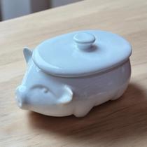 Porco Para Feijoada 1,6 Litros Feito de Cerâmica 11x29cm