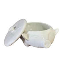 Porco Para Feijoada 2,5 Litros Feito de Cerâmica 13x32cm Grande