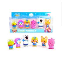 PORORO Personagem Brinquedo de Banho para Crianças - 6pcs