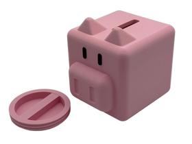 Porquinho Decoração Cofrinho Cor:Azul