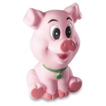 Porquinho Soft Animal de Brinquedo P/ Bebes, Mordedor Banho