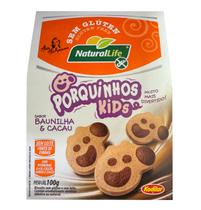 PORQUINHOS KIDS BAUNILHA E CACAU SEM GLUTEN 100g KODILAR