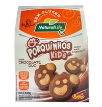 PORQUINHOS KIDS CHOCOLATE DUO SEM GLUTEN 12x100g - KODILAR PORQUINHOS KIDS CHOCOLATE DUO SEM GLUTEN 12x100g - KODILAR