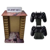 Porta 11 Jogos Físico Sh + Suporte Controle 22x16,3x29,4 Mdf Madeira Adesivada Porta 11 Jogos Físico Sh + Suporte Controle 22x16,3x29,4 Mdf Madeira Adesivada
