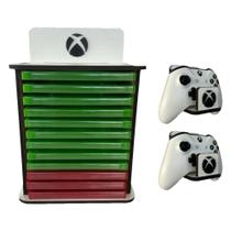 Porta 12 Jogos + Controle Xbox Gamer Mdf Organizador - avui.ideias
