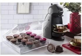 Porta 16 Cápsulas De Café Dolce Gusto Acrílico Quadrado Paramount 1633 Porta 16 Cápsulas De Café Dolce Gusto Acrílico Quadrado Paramount 1633