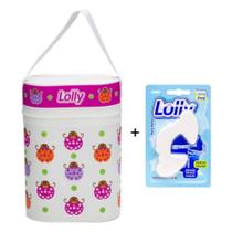 Porta 2 Mamadeiras Zoo e Brinde - Lolly