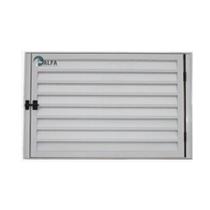 Porta Abrigo Alçapão Alumínio Branco 40x60