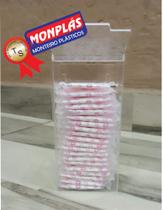 Porta absorvente em acrilico cristal - MONPLAS