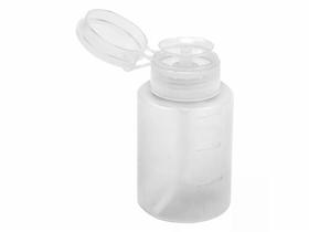 Porta Acetona com Dosador - Plástico - Simples Transparente - 150ml - Santa Clara Porta Acetona com Dosador - Plástico - Simples Transparente - 150ml - Santa Clara