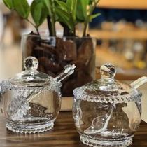 Porta açúcar e mel acabamento cristalizado Porta açúcar e mel acabamento cristalizado