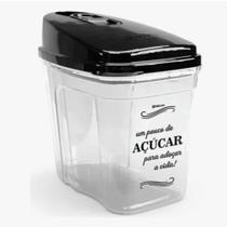 Porta AÇUCAREIRO COM TAMPA 836 ML Plastico Abra Fácil