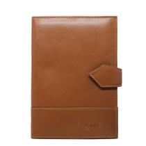 Porta Agenda de Couro - Caramelo