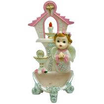 Porta Água Benta Parede Anjo Da Guarda Em Resina Porta Água Benta Parede Anjo Da Guarda Em Resina